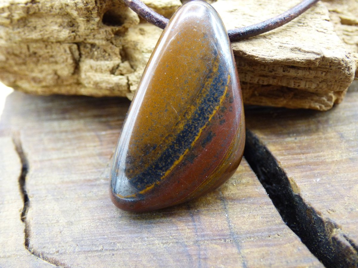 Boulder Opal ~ Edelstein Kette ~HIPPIE ~GOA ~Boho ~Ethno ~Nature ~Heilstein ~Rarität - Art of Nature Berlin