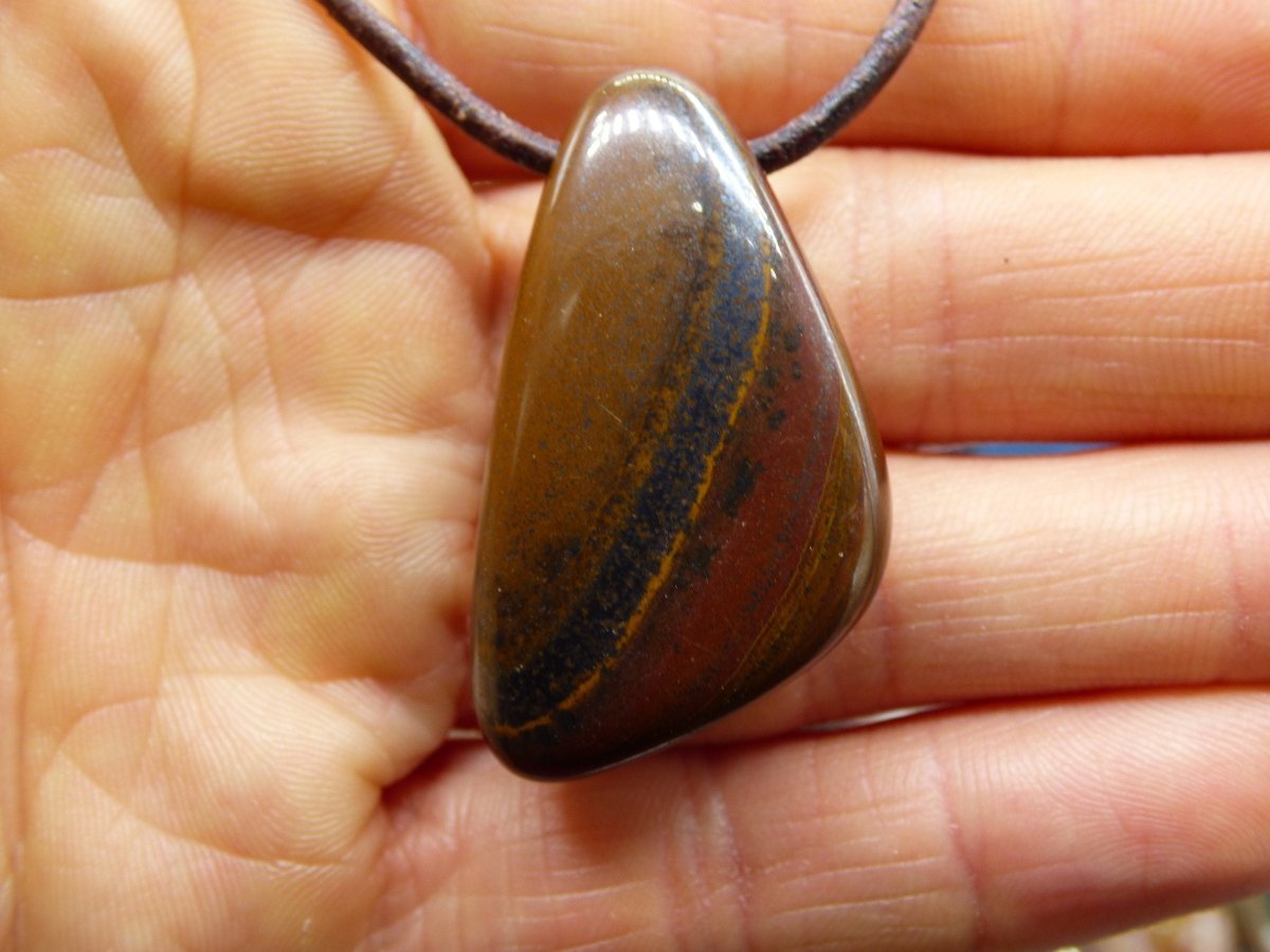 Boulder Opal ~ Edelstein Kette ~HIPPIE ~GOA ~Boho ~Ethno ~Nature ~Heilstein ~Rarität - Art of Nature Berlin