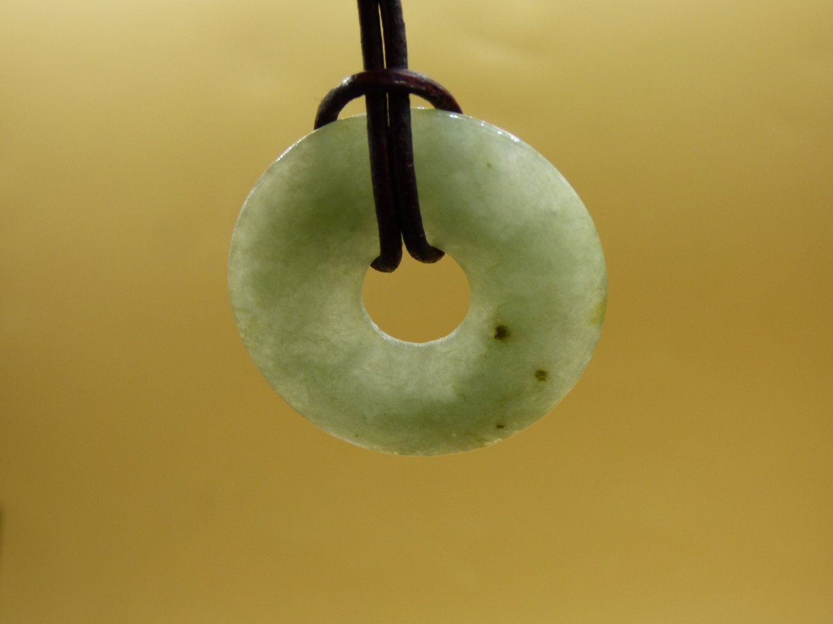 Burma Jade *Rarität* ~ Edelstein Kette HIPPIE Boho Ethno Natur Heilstein Rarität Kristalle Schmuck Anhänger Natur Kraft Stein Geschenk grün - Art of Nature Berlin