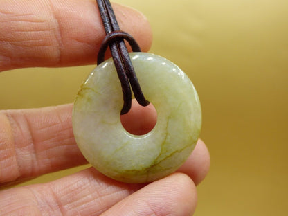 Burma Jade *Rarität* ~ Edelstein Kette HIPPIE Boho Ethno Natur Heilstein Rarität Kristalle Schmuck Anhänger Natur Kraft Stein Geschenk grün - Art of Nature Berlin