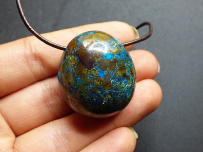 Chrysocoll Chrysokoll Chrysocolla ~ Edelstein Kette ~HIPPIE ~GOA ~Boho ~Ethno ~Nature ~Heilstein - Art of Nature Berlin