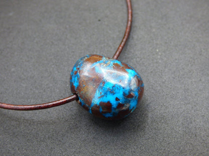 Chrysocoll Chrysokoll Chrysocolla ~ Edelstein Kette ~HIPPIE ~GOA ~Boho ~Ethno ~Nature ~Heilstein - Art of Nature Berlin