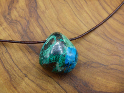 Chrysocoll Chrysokoll Chrysocolla ~ Edelstein Kette ~HIPPIE ~GOA ~Boho ~Ethno ~Nature ~Heilstein - Art of Nature Berlin