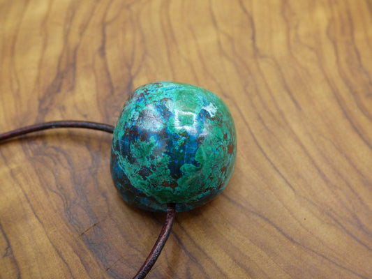 Chrysocoll Chrysokoll Chrysocolla ~ Edelstein Kette ~HIPPIE ~GOA ~Boho ~Ethno ~Nature ~Heilstein - Art of Nature Berlin