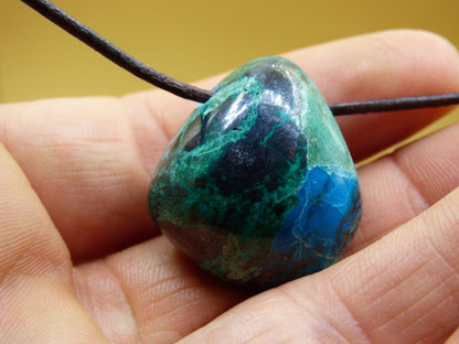 Chrysocoll Chrysokoll Chrysocolla ~ Edelstein Kette ~HIPPIE ~GOA ~Boho ~Ethno ~Nature ~Heilstein - Art of Nature Berlin