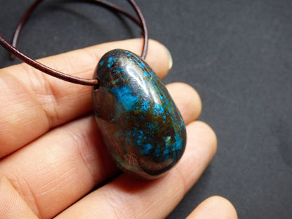 Chrysocoll Chrysokoll Chrysocolla ~ Edelstein Kette ~HIPPIE ~GOA ~Boho ~Ethno ~Nature ~Heilstein - Art of Nature Berlin