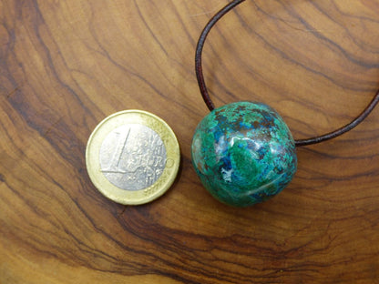 Chrysocoll Chrysokoll Chrysocolla ~ Edelstein Kette ~HIPPIE ~GOA ~Boho ~Ethno ~Nature ~Heilstein - Art of Nature Berlin