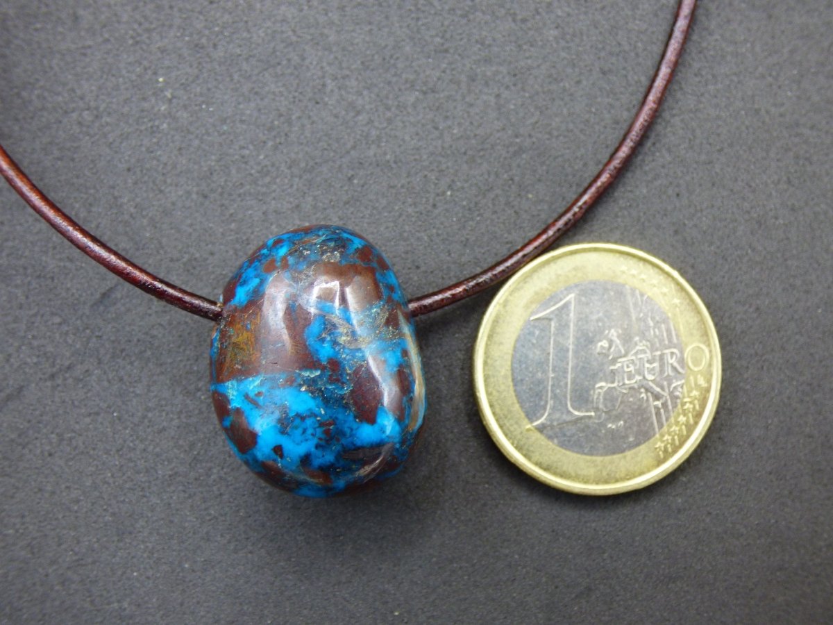 Chrysocoll Chrysokoll Chrysocolla ~ Edelstein Kette ~HIPPIE ~GOA ~Boho ~Ethno ~Nature ~Heilstein - Art of Nature Berlin