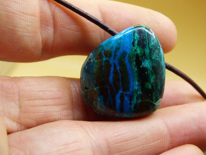 Chrysocoll Chrysokoll Chrysocolla ~ Edelstein Kette ~HIPPIE ~GOA ~Boho ~Ethno ~Nature ~Heilstein - Art of Nature Berlin