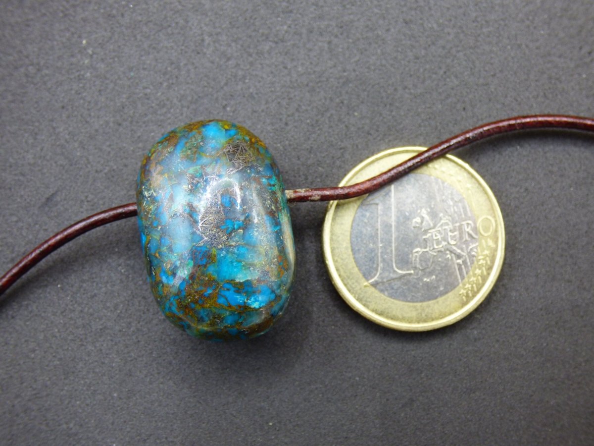 Chrysocoll Chrysokoll Chrysocolla ~ Edelstein Kette ~HIPPIE ~GOA ~Boho ~Ethno ~Nature ~Heilstein - Art of Nature Berlin