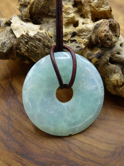 Chrysoprase ~ Edelstein Kette ~HIPPIE ~GOA ~Boho ~Tibet ~Ethno ~Nature ~Donut ~Schutzsymbol ~Heilstein ~Rarität - Art of Nature Berlin