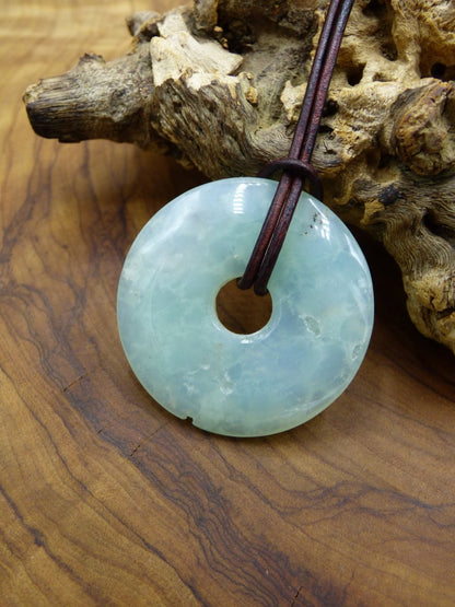 Chrysoprase ~ Edelstein Kette ~HIPPIE ~GOA ~Boho ~Tibet ~Ethno ~Nature ~Donut ~Schutzsymbol ~Heilstein ~Rarität - Art of Nature Berlin