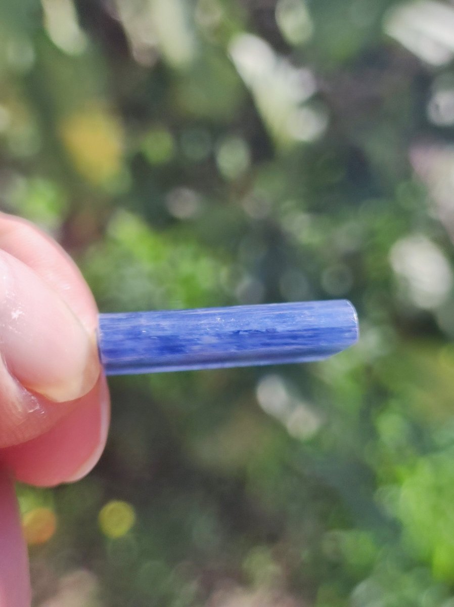 Cyanit / Disthen A 925 Silber Edelstein Kette Natur Heilstein Kristall blau Rarität Anhänger Mann Frau Er Sie Geschenk Wunderschön Edel - Art of Nature Berlin