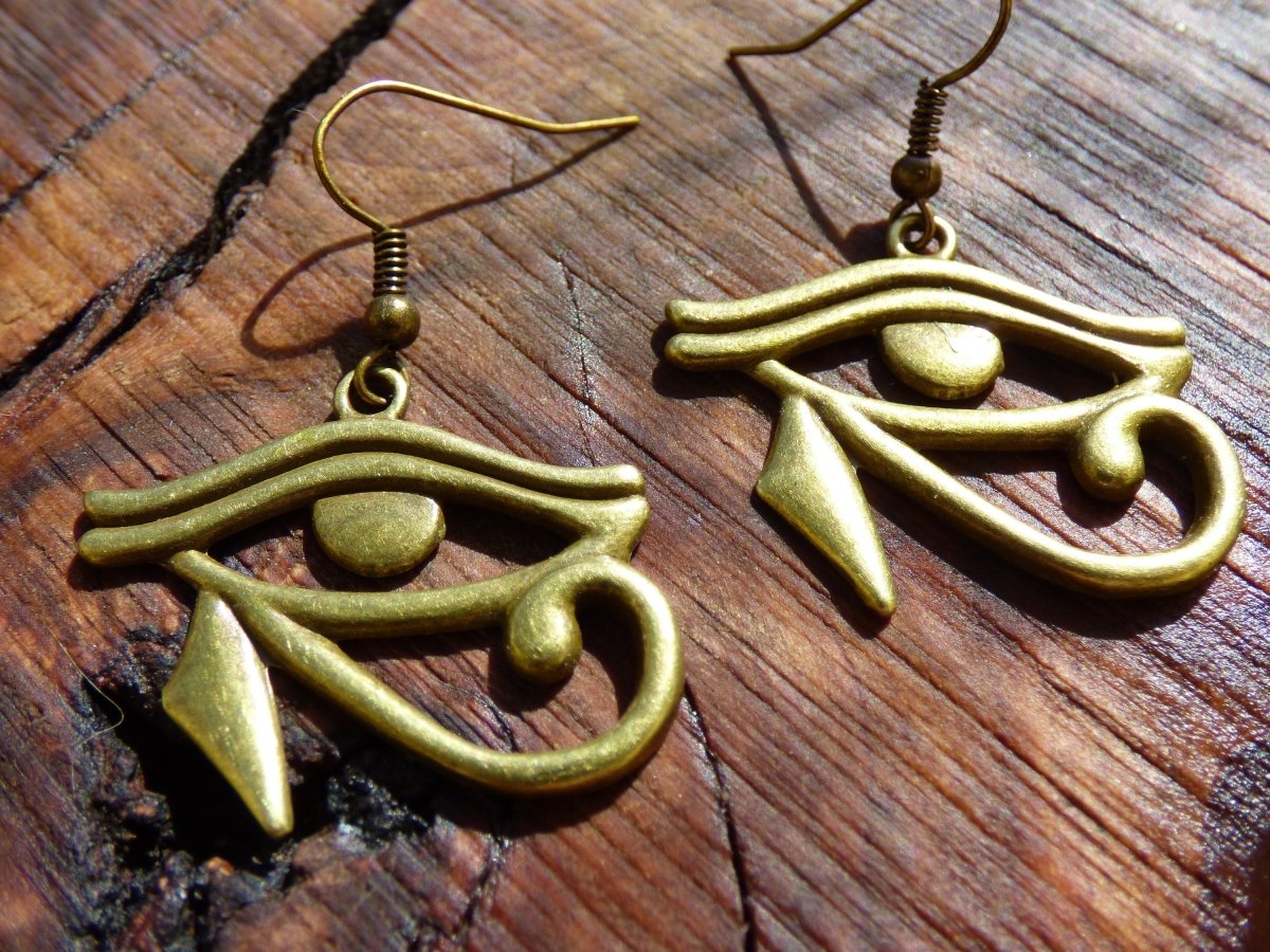 Eye of Horus-Earrings ~HIPPIE ~GOA ~Boho ~Ethno ~Nature - Art of Nature Berlin