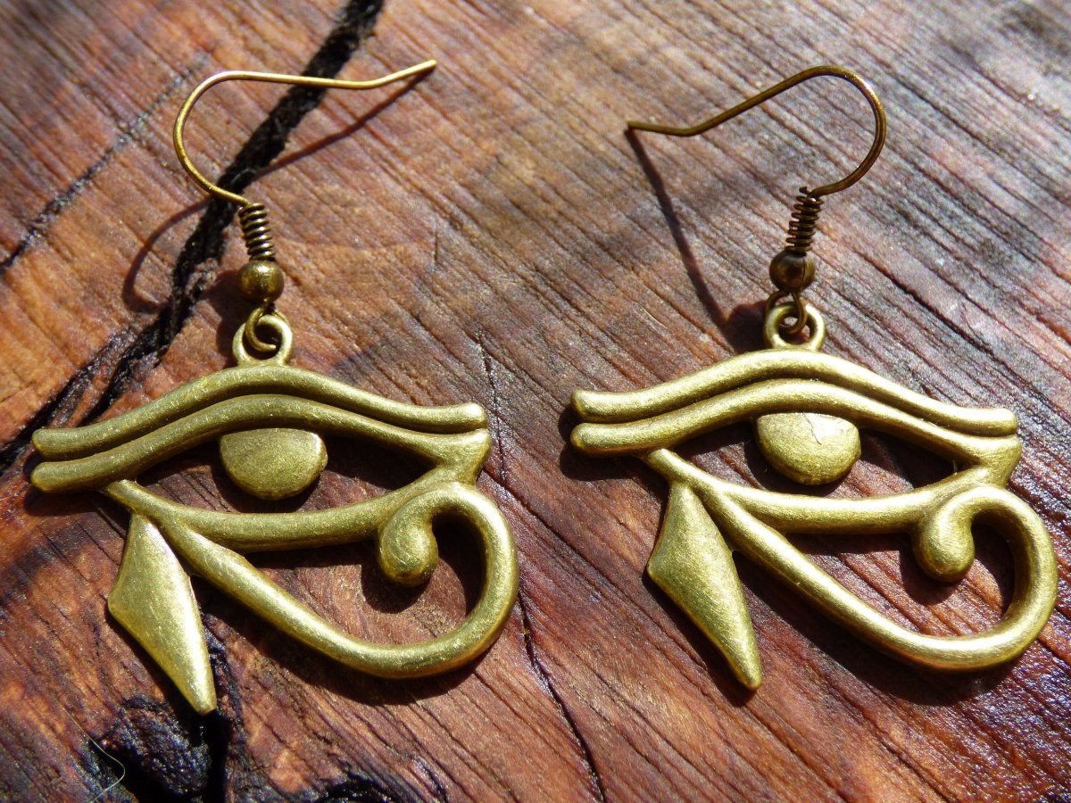 Eye of Horus-Earrings ~HIPPIE ~GOA ~Boho ~Ethno ~Nature - Art of Nature Berlin