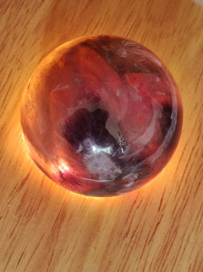 Fluorit 40mm ~ Magische Edelstein Kugel Massage & Deko Sphere Crystal Spielkugel Meditation ~HIPPIE ~GOA ~Ethno ~Heilstein~Naturschatz - Art of Nature Berlin