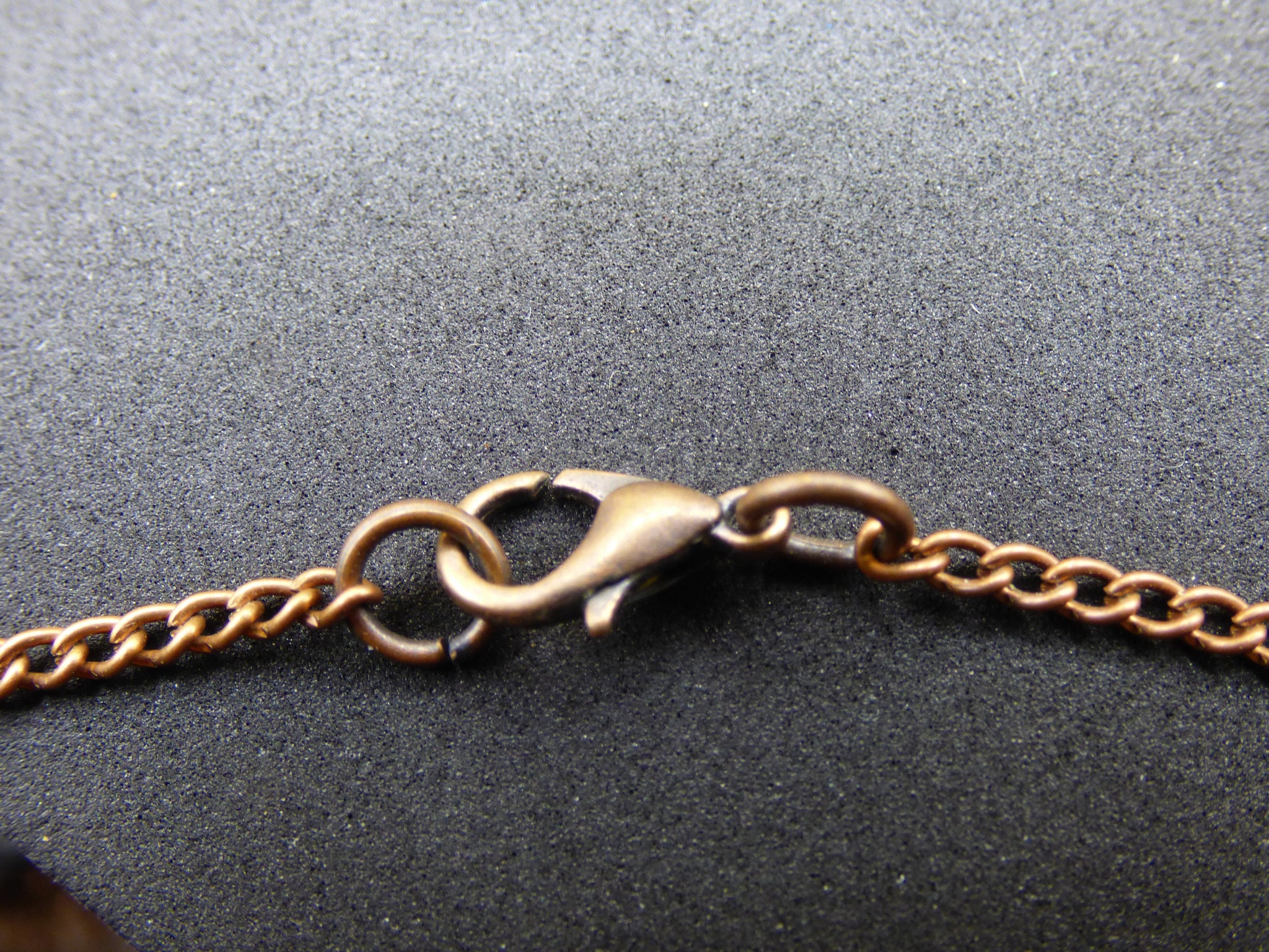 Spiral ~ pendant made of copper *~Wire~* ~ chain ~HIPPIE ~GOA ~Boho ~Ethno ~Nature ~Energy ~Chakra ~Geometry